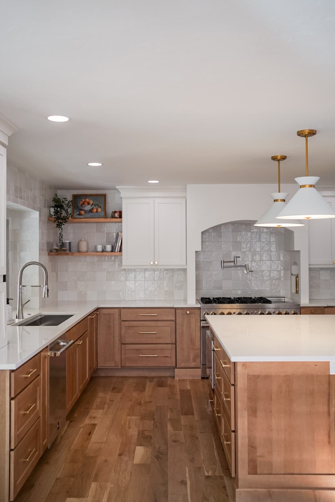 Anything But Monotone Kitchen — interior design by Nikka Winchell, Halcyon Haus Denver